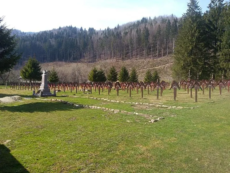 Cimitirul militar de pe Valea Uzului, încă o sursă de conflict între maghiari și români Foto: Wikipedia