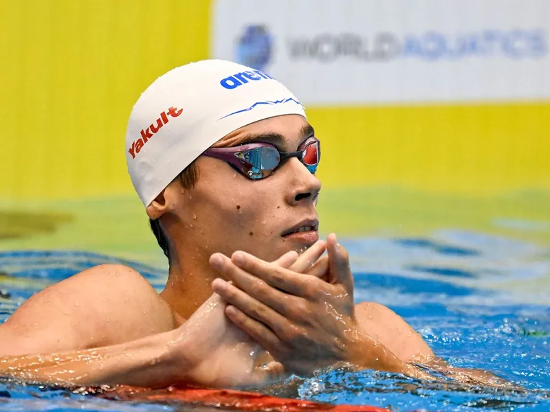 David Popovici a câștigat medalia de aur la proba 100 metri liber la Campionatul Naţional - Foto: Profimedia Images/ Imagine cu caracter ilustrativ