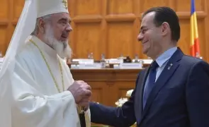 Patriarhul Daniel și premierul Ludovic Orban