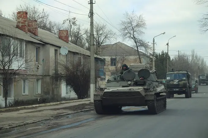 Tancurile militare ucrainene se întorc din regiunea Sumy. Rușii se refuză să mai lupte/FOTO: ukrinform.ua