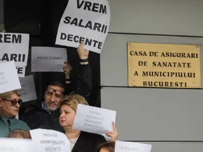 Salariații din CNAS protestează de două săptămâni FOTO: INQUAM PHOTOS/ Octav Ganea - rol ilustrativ