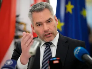 Karl Nehammer, care blochează nejustificat România la Schengen, vine la Congresul PPE din București - Foto: Profimedia images