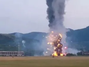 Explozie la Uzina Mecanică Tohan din Braşov/Foto: captură video