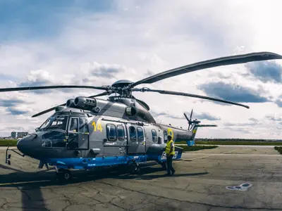 Airbus Helicopters România a livrat MI al Ucrainei cinci elicoptere H225 modernizate. / Foto: ukrinform.net