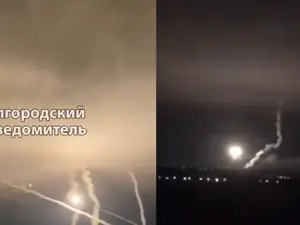 Rusia a încercat să bombardeze Harkov, dar toate rachetele au căzut în regiunea rusă Belgorod - FOTO: Twitter/ @MrFukkew