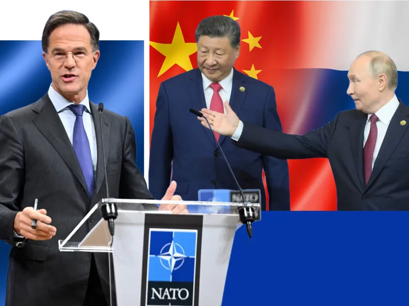 Mark Rutte: „China și Rusia încearcă să destabilizeze NATO prin atacuri cibernetice și sabotaje” - Foto: Profimedia images