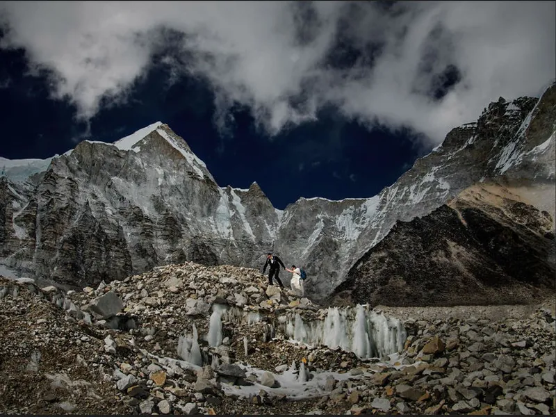 Căsătorie everest/Foto: instagram