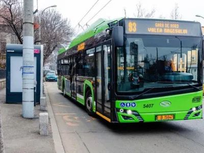 Mai multe troleibuze Solaris au fost puse în circulaţie pe străzile din București: „Autonomie 20 km” - Foto: Facebook/ Nicușor Dan