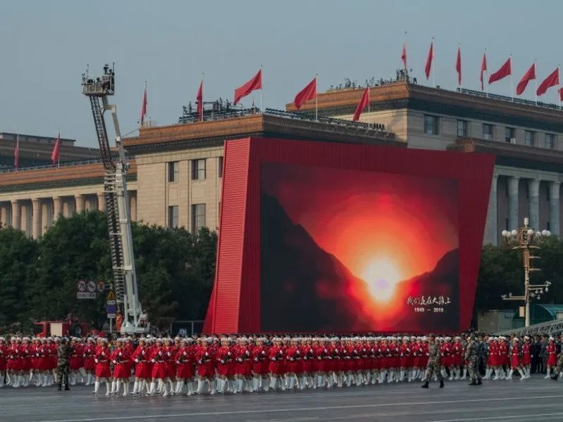 Imagine paradă militară din China/Foto: Stirile ProTV