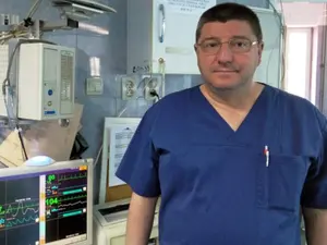 Medicul Mihai Sava, șeful secției ATI a Spitalului Clinic Județean Sibiu. Sursă imagine: medicalmanager.ro