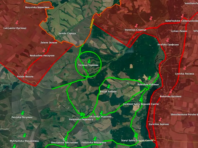 VIDEO Contarofensiva ucrainenană cu tancuri i-a alungat pe ruși 20 de km afară din din Harkov/FOTO: Twitter/Ukraine Battle Map