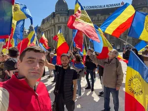 Noi proteste anti-restricții în București. Liderul AUR, George Simion, își asumă acțiunea/FOTO: Facebook/George SImion