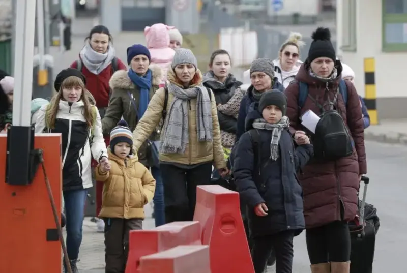 Peste 8.800 de ucraineni au intrat în ţară miercuri, în creştere cu 18 % faţă de ziua precedentă/FOTO: Reuters