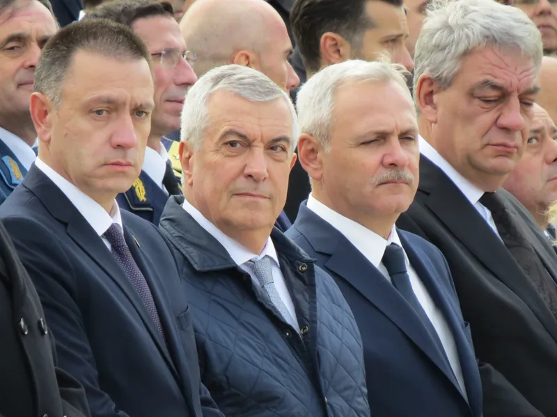 Tăriceanu și foștii săi tovarăși de coaliție, pe vremea când Tudose era premier, iar Dragnea era liber Foto: Facebook