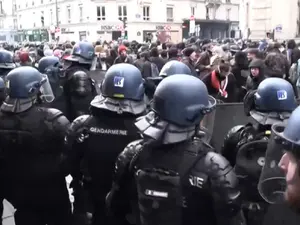 proteste în Franța Foto: Captură video Facebook