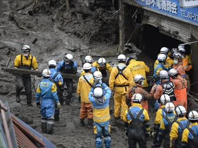 Peste 80 de oameni rămân dispăruți în alunecările de teren din Japonia/Foto: japan times