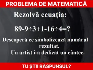 Problemă de matematică Foto: Newsweek