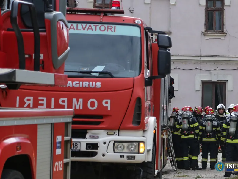 Incendiu în Popești Leordeni- Foto: FACEBOOK