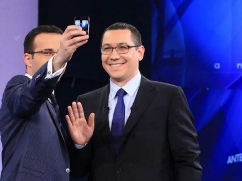 Victor Ponta și Mihai Gâdea, pe vremea când fostul premier PSD nu-i făcea securiști nici pe angajații Antenei 3, nici pe Dan Voiculescu