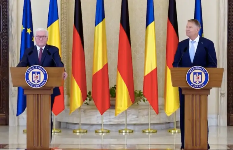 Iohannis: UE trebuie să intensifice sancțiunile asupra Rusiei pentru ca Putin să oprească războiul/FOTO: Captura video