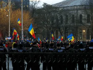 Protest AUR față de anularea alegerilor, astăzi, în București. Anunță „cel puţin 30.000 de persoane” - Foto: INQUAM PHOTOS/ Malina Norocea - Imagine cu rol ilustrativ