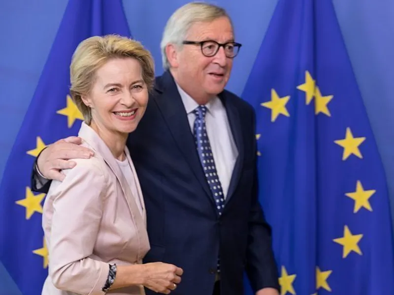 Ursula von der Leyen l-a înlocuit pe Jean Claude Juncker la șefia Comisiei Europene. Foto Getty Images