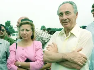 Colette Avital și Shimon Peres/foto: ynet