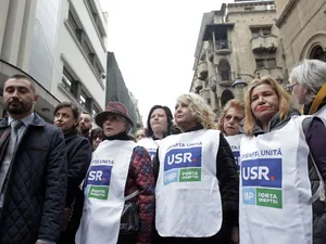 Alianța „Dreapta Unită” - PMP, USR, Forța Dreptei - nu a fost lăsată să participe la alegeri - Foto: INQUAP PHOTOS/Mălina Norocea