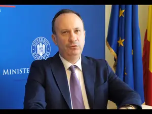 Adrian Câciu, ministrul Finanțelor. Screenshot video conferință