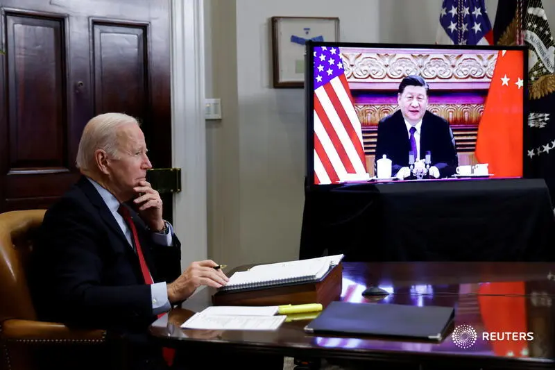 Joe Biden și Xi Jinping, discuții despre relațiile bilaterale. FOTO: Twitter