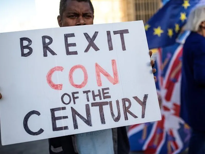 Numeroși britanici sunt împotriva Brexit. Foto Getty Images