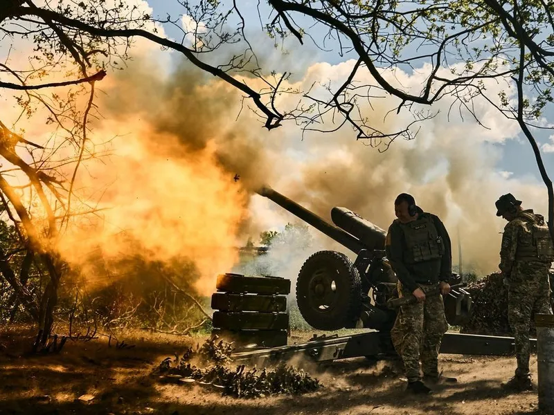 Prima linie de apărare rusă din Zaporojie, spartă - Foto: Facebook/ Volodimir Zelenski