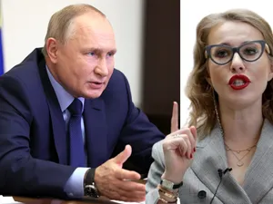 Jurnalista Ksenia Sobceak, cunoscută ca fina lui Putin a fugit din Rusia de teamă că va fi arestată - FOTO: kremlin.ru