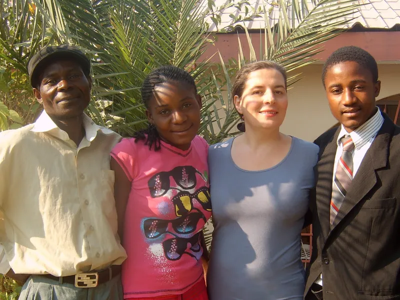 Doina Rebeca van Niekerk-Saiz, o româncă stabilită în Zambia. Foto Arhiva personală