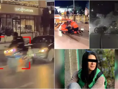 Avocata care a vânat un motociclist pe șosea a scăpat de arest. Cercetată de tentativă de omor - Foto: Observator