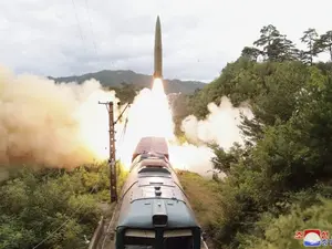 Coreea de Nord a testat două rachete lansate dintr-un tren. / Foto: thediplomat.com