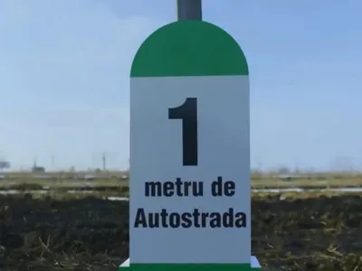 Ștefan Mandachi a construit un metru de autostradă, ca protest