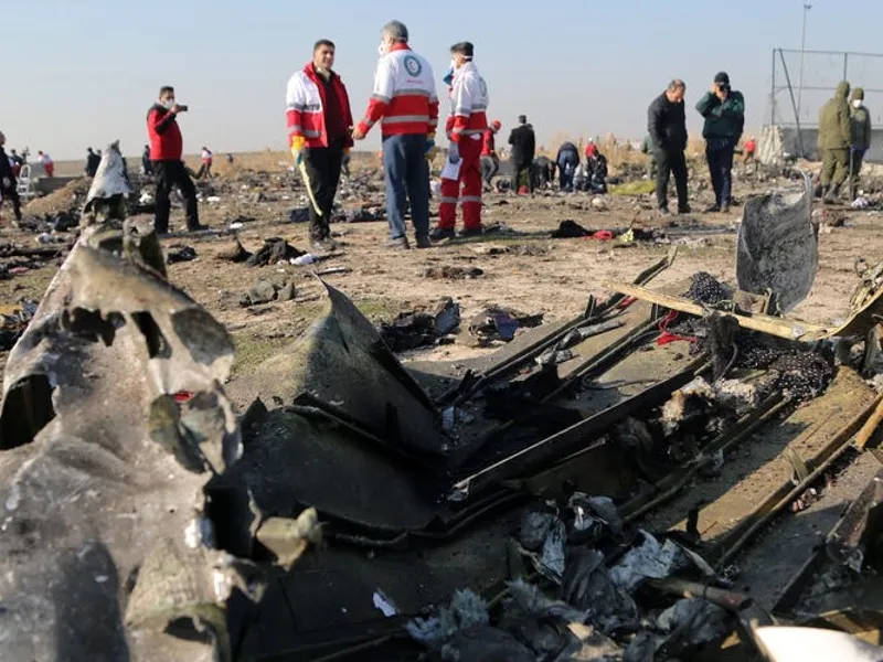 Un avion Boeing 737 al companiei Ukraine International Airlines, având la bord 180 de pasageri şi membri ai echipajului în ianuarie 2020 Foto: gettyimages