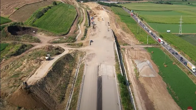 Autostrada Sebeș-Turda Foto: Captură video