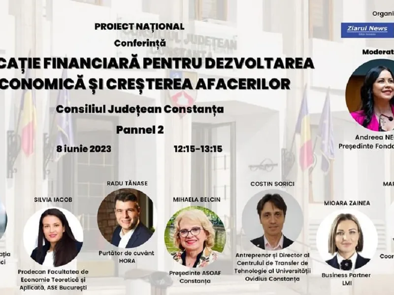 Antreprenoriat și educația financiară pentru o Românie modernă Sursa: ADAA