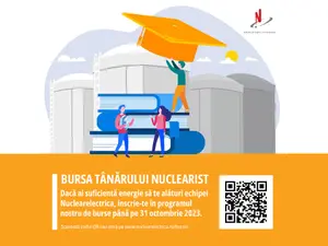 Nuclearelectrica lansează Programul de burse pentru studenți „Bursa Tânărului Nuclearist” Foto: Nuclearelectrica