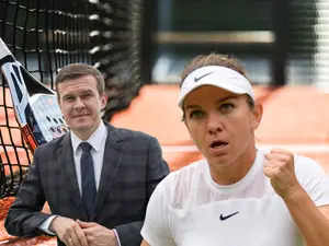 Președintele WADA și Simona Halep - Foto: Profimedia / Wada.com