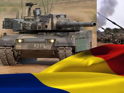 România intenționează să cumpere tancuri K2 Panther și obuziere K9 Thunder din Coreea de Sud - FOTO: Profimedia