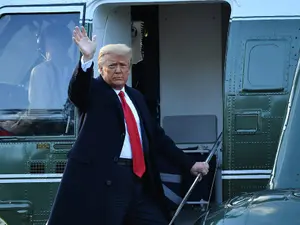 Trump a părăsit Casa Albă/FOTO: Getty