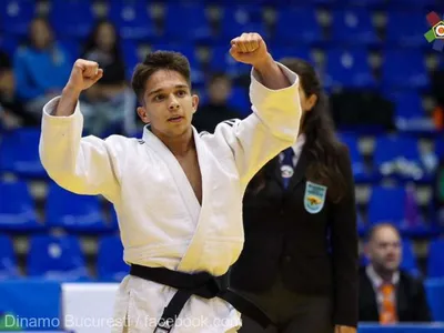 Alexandru Matei a câştigat medalia de aur la Cupa Europeană de judo de la Malaga. Performanță Foto: facebook/ CS Dinamo București