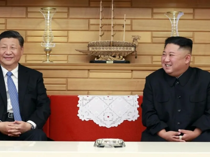 Xi Jinping și Kim Jong Un - Foto. Nk News