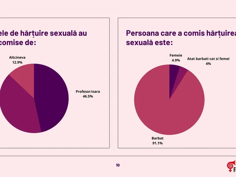 Hărțuirea sexuală în universități. Sursă imagine: Studiu exploratoriu: Hărțuirea sexuală în universități 2020