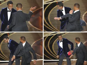 Will Smith, hulit și lăudat, după ce l-a pocnit pe Chris Rock pe scena Oscarurilor. / Foto: bbc.com