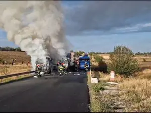 Accident grav în Teleorman - Foto:  captură video ISU Teleorman