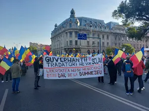 Protest Piața Universității/ foto: hotnews